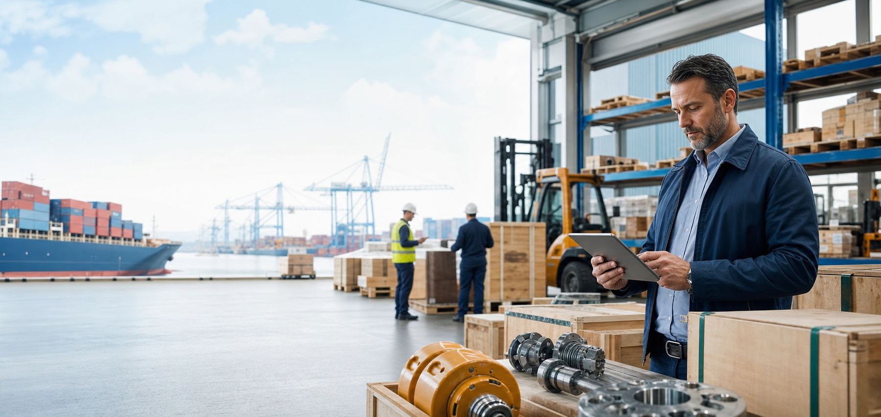 Industrial equipment and bulk material handling facility